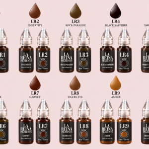 La Reina Pigments by The Queen of the Brow — Second Generation Organic Brow Pigment Collection SET